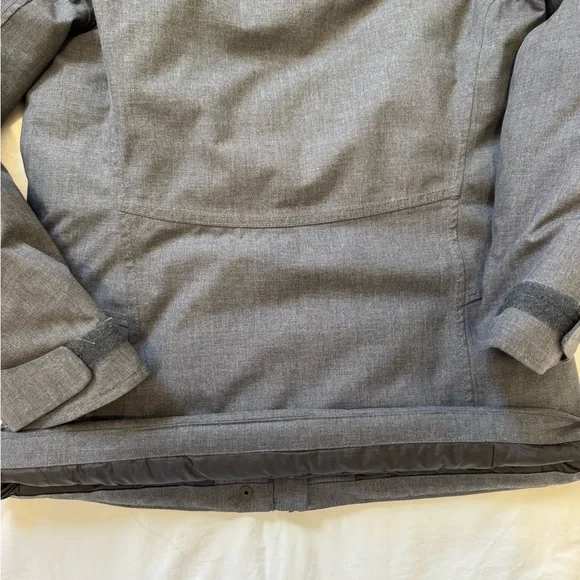 Nau Women's Charcoal Hooded Down Ski Jacket S RN 119269 - Picture 8 of 13